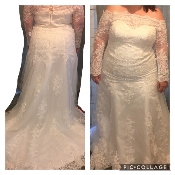 wedding dresses size 22